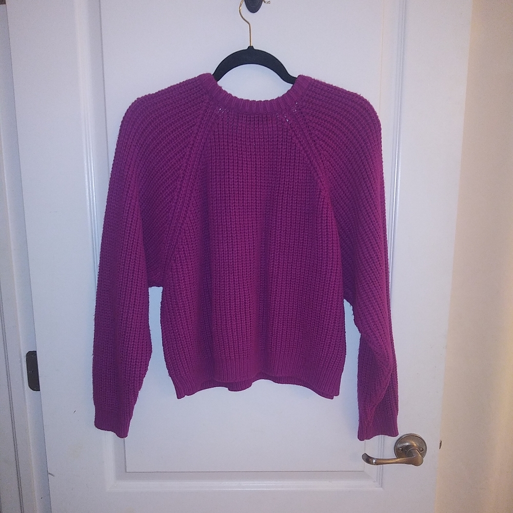Jigsaw Cable Knit Raglan Style Sweater - Picture 3 of 3